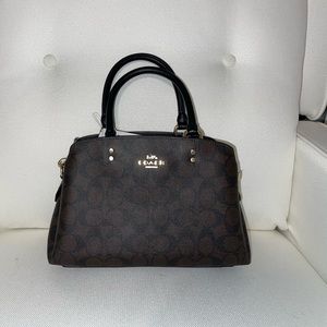 Small Coach Satchel w/ Shoulder Strap